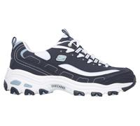 Skechers Donna D'Lites - Biggest Fan Sneaker in Blu Navy Blue/Bianco, Taglia 38