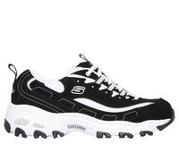 Skechers Donna D'Lites - Biggest Fan Sneaker in Nero/Bianco, Taglia 41