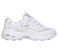 Skechers D'Lites, Scarpe da Ginnastica Donna, Bianco Argento WSL, 39.5 EU