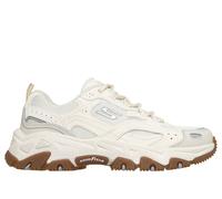 Skechers Donna D'Lites Hiker - Echo Lake Sneaker in Naturale/Blu, Taglia 38
