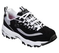 Skechers Donna D'Lites - Roam Around Sneaker in Nero/Bianco, Taglia 39