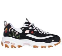 Skechers Donna D'Lites - Spring Bloom Sneaker in Nero/Bianco, Taglia 38
