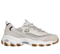 Skechers Donna D'Lites - Stellar Shimmer Sneaker in Naturale/Argento, Taglia 37