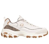 Skechers Donna D'Lites - Wild Charm Sneaker in Bianco, Taglia 39