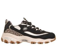 Skechers Donna D'Lites - Wild Charm Sneaker in Nero, Taglia 36