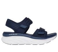 Skechers Donna D'Lux Walker - Adored Days Sandali in Blu Navy Blue, Taglia 39, Vegan, Lavabile in lavatrice