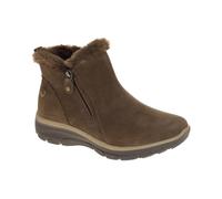 Skechers Easy Going-High Zip 2, Stivaletto Donna, Cioccolato, 40 EU