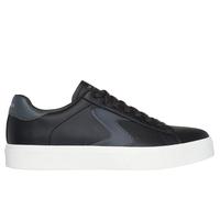 Skechers Top Grade, Grado Superiore Eden LX Donna, Finitura Bianca Duraleather Nera, 38.5 EU
