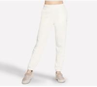 Skechers Donna Fleece Jogger in Bianco, Taglia Largo