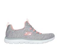 Skechers Donna Ginnastica Summits Fresco Impressione Slip On Grigio Taglia UK