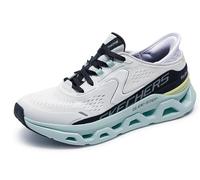 Skechers Donna Glide-Step Altus Basket, White Synthetic Mesh Multi Trim, 37 EU