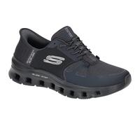 Skechers Glide-Step PRO - Sneaker da Donna, Senza Lacci, Senza Mani, Bordo in Rete Blu Scuro, 36.5 EU