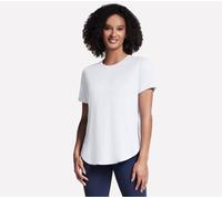 Skechers Donna GO DRI Swift Tunic maglietta in Bianco, Taglia XS