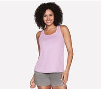 Skechers Donna GO DRI SWIFT Tunic Tank in Porpora/Pervinca, Taglia Largo