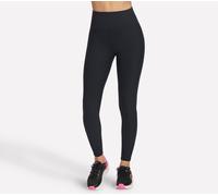 Skechers Donna GO FLEX RIB FL High-Waisted Legging in Nero, Taglia Largo