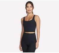 Skechers Donna GO FLEX RIB Longline Bra in Nero, Taglia 3XL