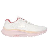 Skechers Donna GO RUN Consistent 2.0 - Mile Marker Sneaker in Naturale/Rosa, Taglia 39