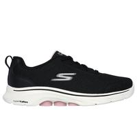 Skechers Donna GO WALK 7 - Clear Path Sneaker in Nero/Rosa, Taglia 38, Vegan