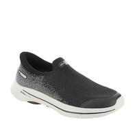 Skechers Donna Go Walk 8 Nova Sneaker, Black, 39.5 EU Larga