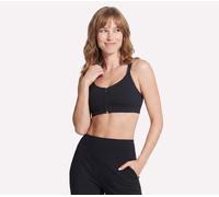Skechers Donna GO WALK Evolution Zip Front Bra in Nero, Taglia XL