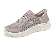 Skechers Donna Go Walk Flex Grand Entry Scarpe da Allenamento, Taupe Textile/Trim, 41 EU