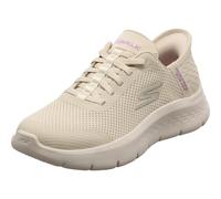 Skechers Scarpe sportive da donna Go Walk Flex Grand Entry senza lacci Bianco sporco 8 Wide