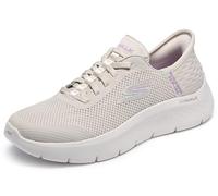 Skechers Scarpe sportive da donna Go Walk Flex Grand Entry senza lacci Bianco sporco 8 Wide