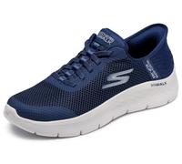 Skechers, Go Walk Flex Grand Entry Donna, Tessuto Blu Navy con Finiture Bianche, 35 EU