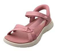Skechers Donna Go Walk Flex Sandal Illuminate Slip-In ALLENATRICE, Mauve Textile, 39 EU