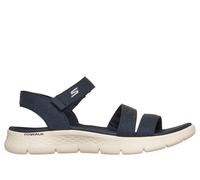 Skechers Donna GO WALK Flex Sandali - Victoria in Blu Navy Blue, Taglia 40, Vegan, Lavabile in lavatrice