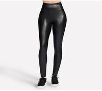 Skechers Donna GO WALK Full Length High-Waisted Sleek Legging in Nero, Taglia XL