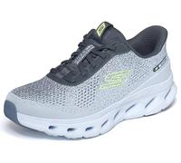 Skechers Donna Go Walk Glide-Step 2.0 Nessa Slip-In ALLENATRICE, Lt.blue Textile/Charcoal Trim, 38.5 EU