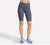 Skechers Donna GO WALK High-Waisted 10 Inch Bike pantaloni corti in Grigio, Taglia Medio