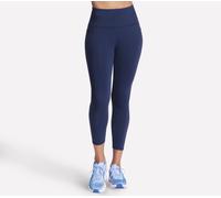 Skechers Donna GO WALK High-Waisted 7/8 Legging in Blu Navy Blue, Taglia Largo