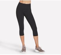 Skechers Donna GO WALK High Waisted capri in Nero, Taglia Largo