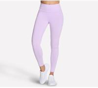 Skechers Donna GO WALK High Waisted Legging in Bianco/Argento, Taglia XL
