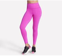 Skechers Donna GO WALK High-Waisted Legging in Rosa/Porpora, Taglia Largo