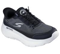 Skechers Go Walk Max Cushioning Hyper Burst Nikita, Scarpe da Ginnastica Donna, Black Textile/White Trim, 38 EU