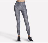 Skechers Donna GO WALK Printed Full Length High-Waisted Legging in Nero/Blu/Pnk, Taglia XL