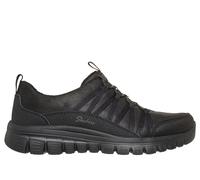 Skechers Donna Graceful - Cozy Hug Sneaker in Nero, Taglia 37, Vegan, Lavabile in lavatrice