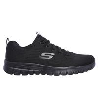 Skechers Donna Graceful - Get Connected Sneaker in Nero, Taglia 37 Wide , Vegan