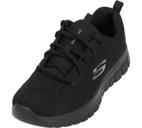 Skechers Graceful Get Connected, Sneaker Donna, Black Mesh Trim, 42 EU