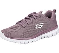 Skechers Donna Graceful Get Connected Trainers, Lavender Mesh/Lavender Trim, 41 EU