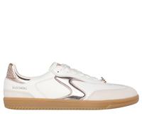 Skechers Donna Hotshot - Cool Glow Sneaker in Bianco/Rosa Oro, Taglia 37.5