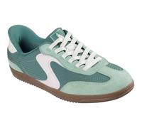 Skechers Hotshot Everyday Ease, Scarpe da Ginnastica Donna, Green Nylon/Leather/Pink Trim, 37.5 EU
