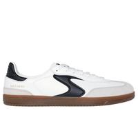 Skechers Donna Hotshot - Kickoff Sneaker in Bianco/Nero, Taglia 35