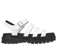 Skechers Donna Jammers - Poppin' Sandali in Bianco, Taglia 39