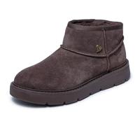 Skechers Keepsakes Cozy Mini Hands Free Slip-ins, Stivali da Neve Donna, Marrone, 38 EU