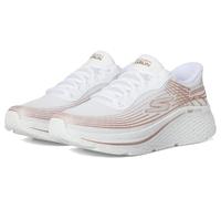 Skechers Donna Max Cushioning Elite 2.0 Kaplan Slip-In ALLENATRICE, White Textile/Rose Gold Trim, 39.5 EU
