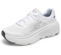Skechers Donna Max Cushioning Endeavour Canova Trainers, White Synthetic/Black Trim, 39 EU